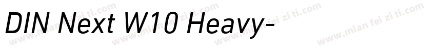 DIN Next W10 Heavy字体转换